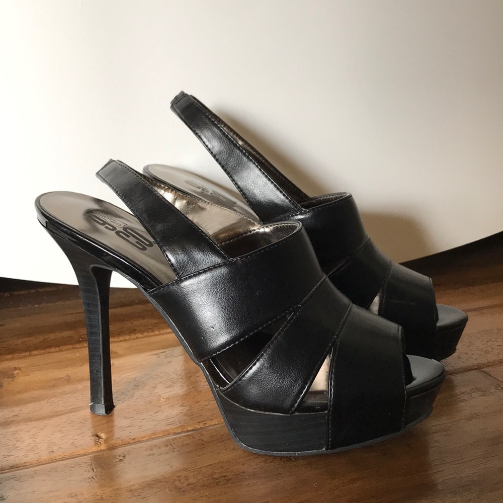 Black Strappy heels